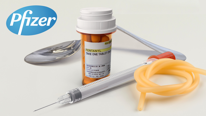 Illustration for article titled Pfizer Denies Encouraging Drug Abuse By Packaging Fentanyl With Cooking Spoon, Lighter
